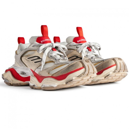  Cargo Sneaker Worn-Out - Beige Red