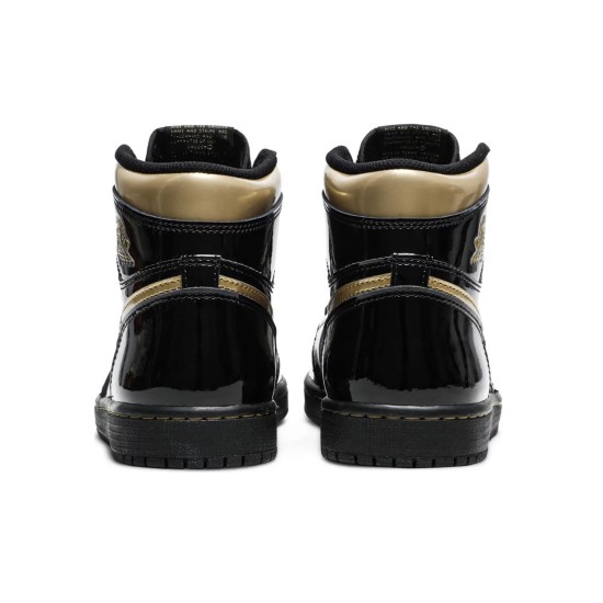 Jordan 1 High Black Metallic Gold