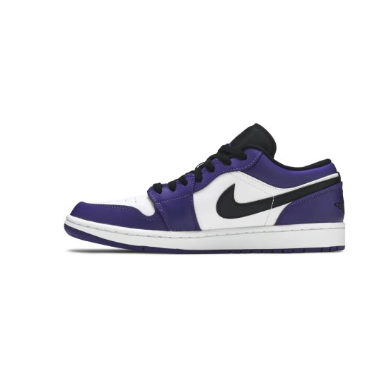 Jordan 1 Low Court Purple White