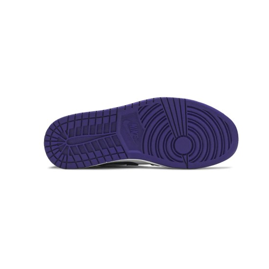 Jordan 1 Low Court Purple White