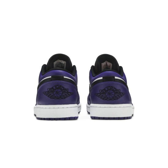Jordan 1 Low Court Purple White