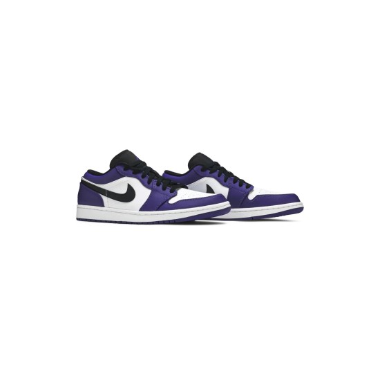 Jordan 1 Low Court Purple White