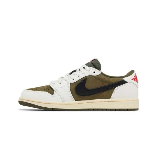 Travis Scott x Air Jordan 1 Low OG SP Medium Olive