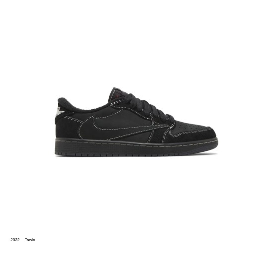 Travis Scott x Jordan 1 Low  Black Phantom