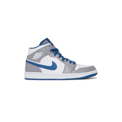 Jordan 1 Mid Cement True Blue