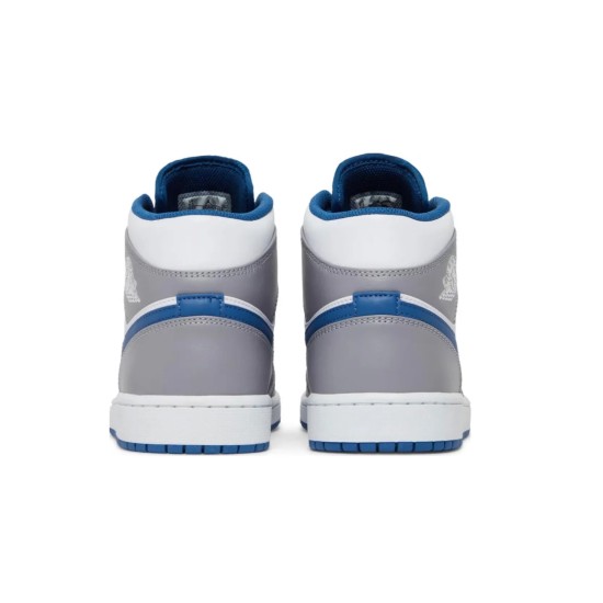 Jordan 1 Mid Cement True Blue