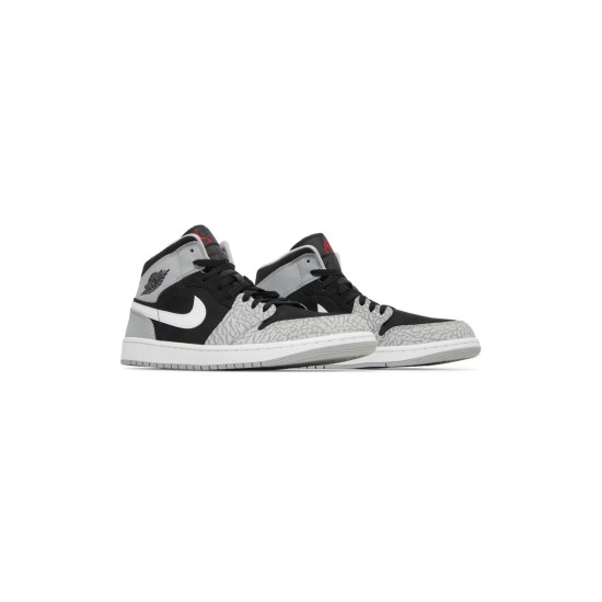 Jordan 1 Mid Elephant Toe