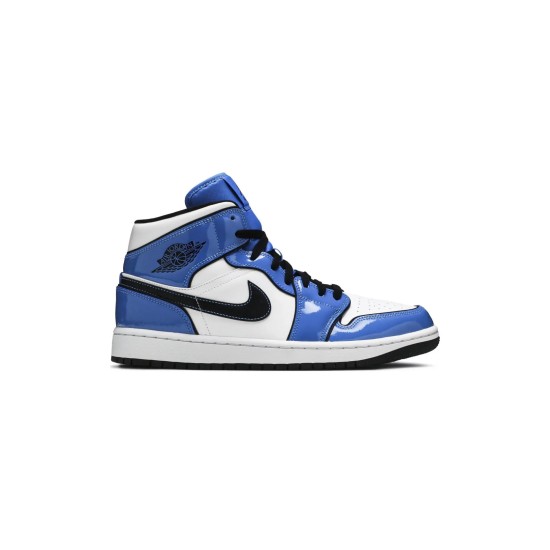 Jordan 1 Mid Signal Blue