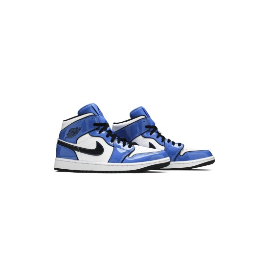 Jordan 1 Mid Signal Blue