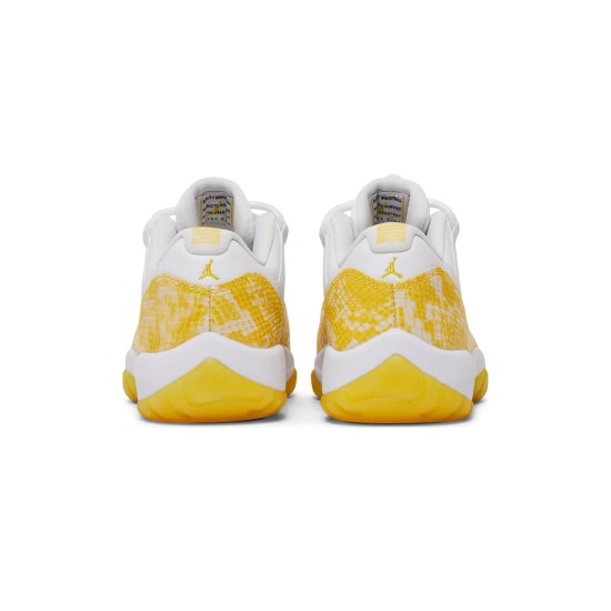 Jordan 11 Low Yellow Snakeskin