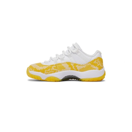 Jordan 11 Low Yellow Snakeskin