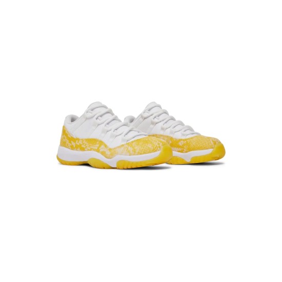 Jordan 11 Low Yellow Snakeskin