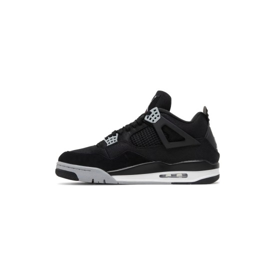 Jordan 4 Black Canvas