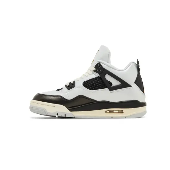 Jordan 4 Platinum Gold