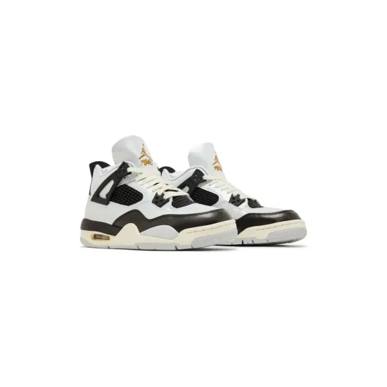 Jordan 4 Platinum Gold