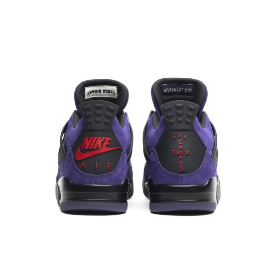 Travis Scott x Jordan 4 F&F Purple Suede