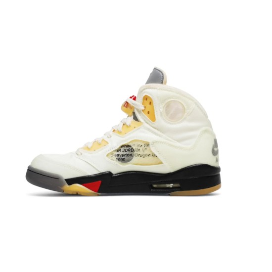 Off-White x Jordan 5 Retro Sail