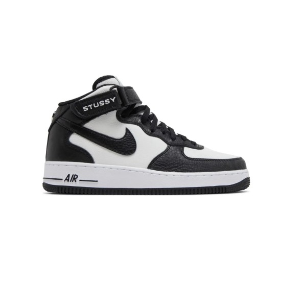 Stussy x Air Force 1 Mid Black White