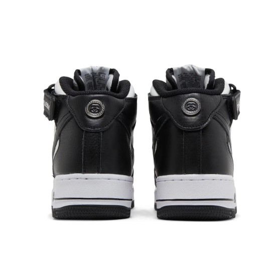 Stussy x Air Force 1 Mid Black White