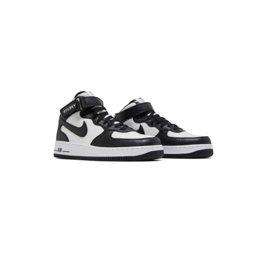 Stussy x Air Force 1 Mid Black White
