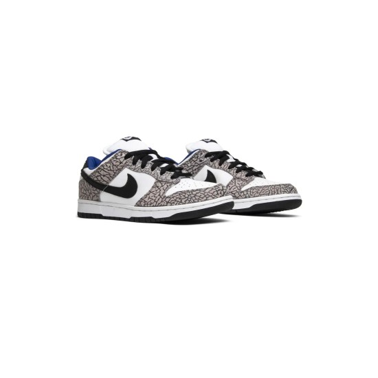 Supreme x SB Dunk Low White Cement