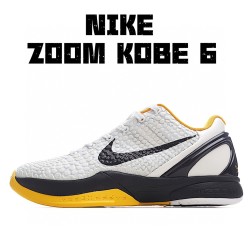 Kobe 6 Protro Playoff Pack White Del Sol