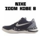 Kobe 8 System Philippines Black Silver