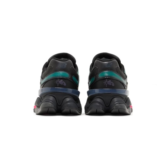 Mowalola x New Balance 9060 Burglarwear Green